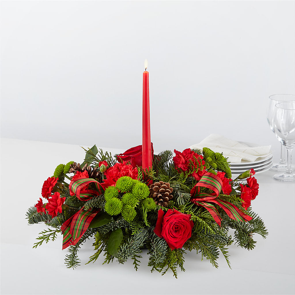 By the Candlelight Centerpiece – Ashland Floral Gardens Llc, Ashland OH