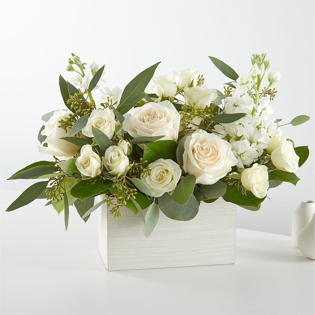 Fresh Linen Box Bouquet – Ashland Floral Gardens Llc, Ashland OH
