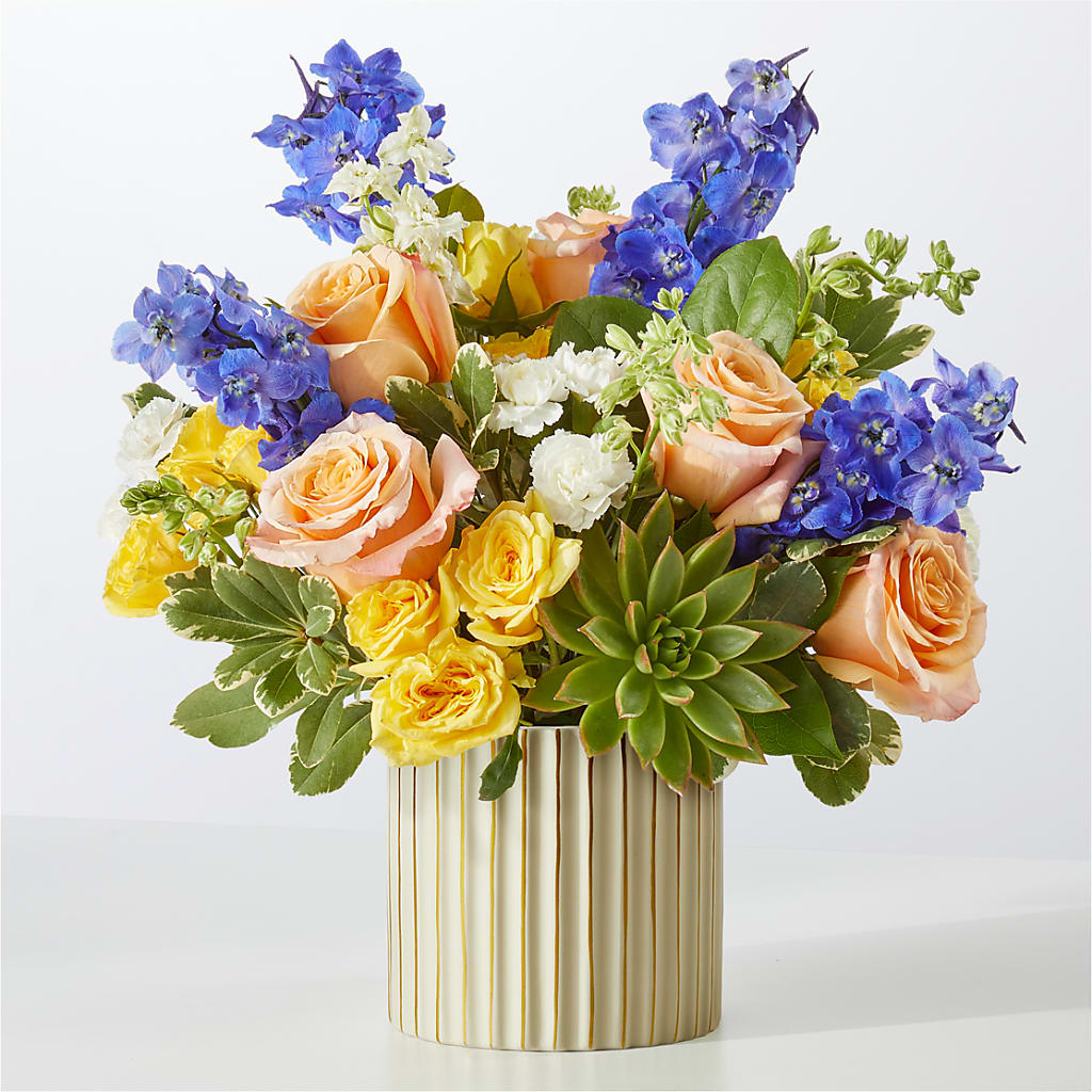 Cobalt Reverie Bouquet – Ashland Floral Gardens Llc, Ashland OH