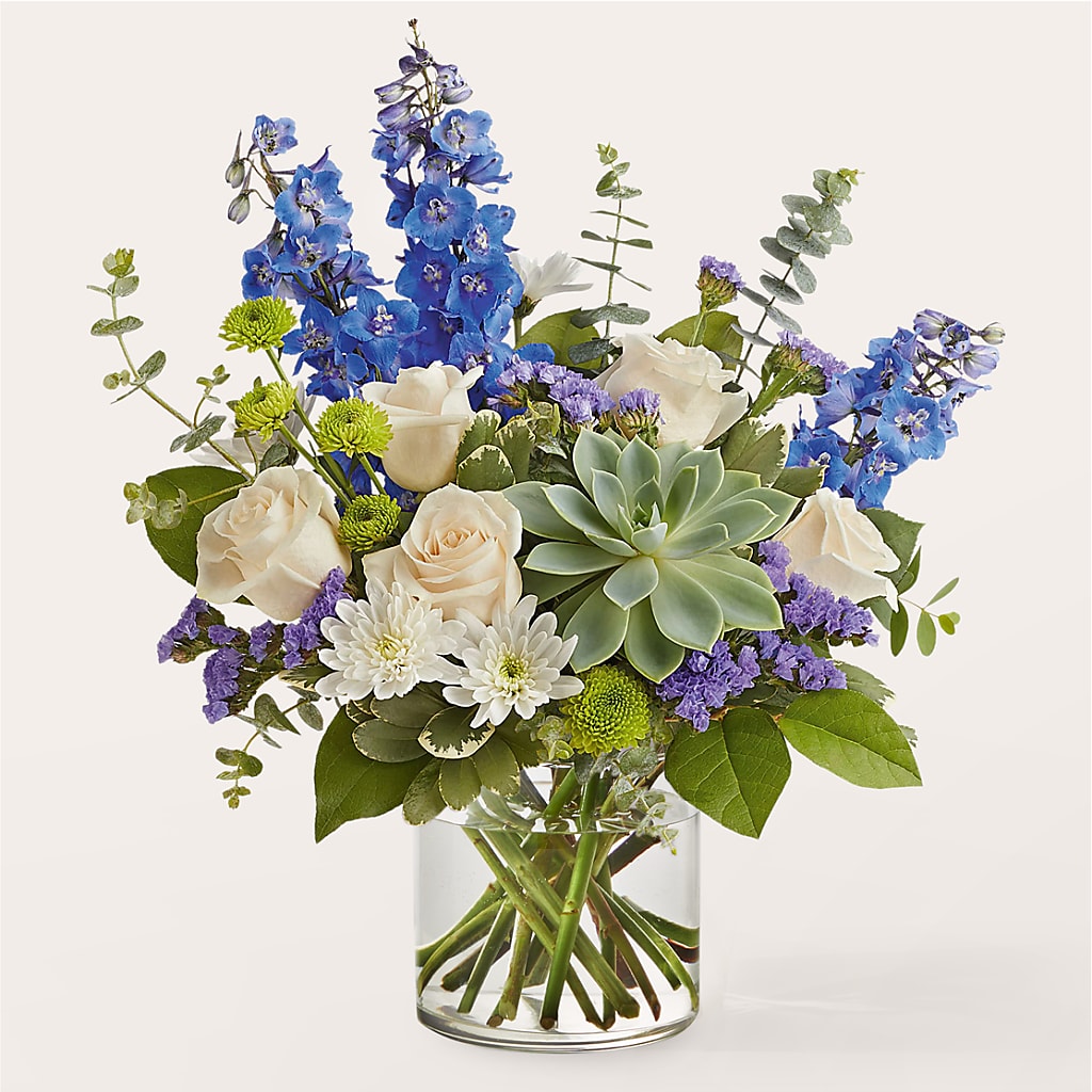 Cerulean Waves Bouquet – Ashland Floral Gardens Llc, Ashland OH