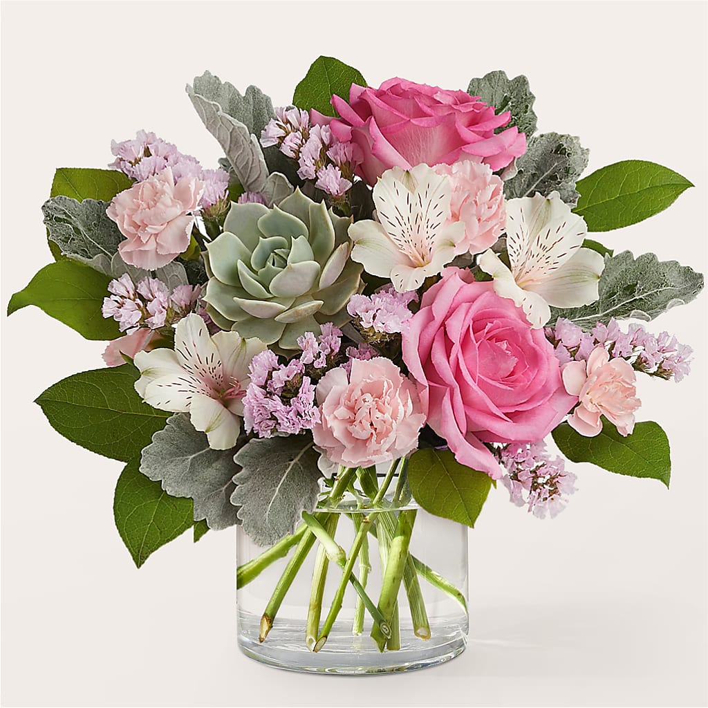 Dusty Rose Bouquet – Ashland Floral Gardens Llc, Ashland OH