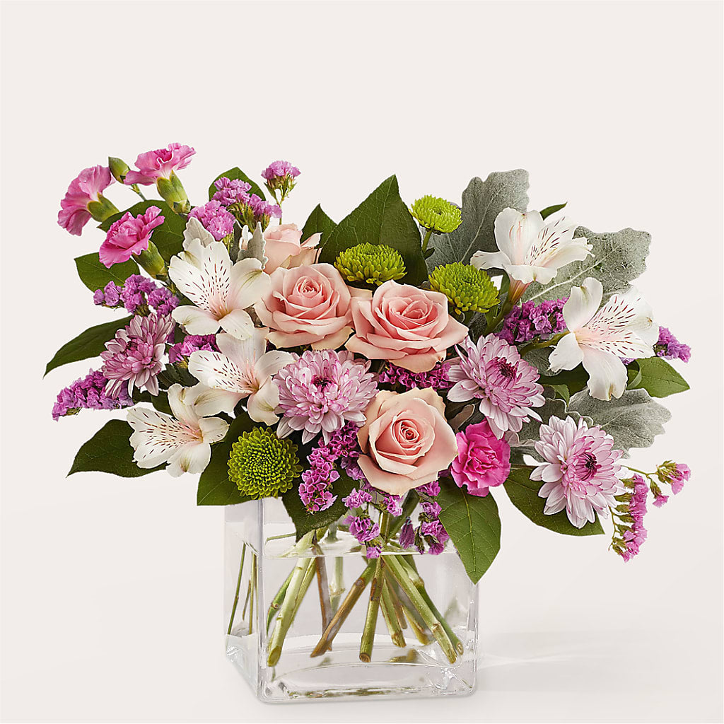 Pink Suede Bouquet – Ashland Floral Gardens Llc, Ashland OH