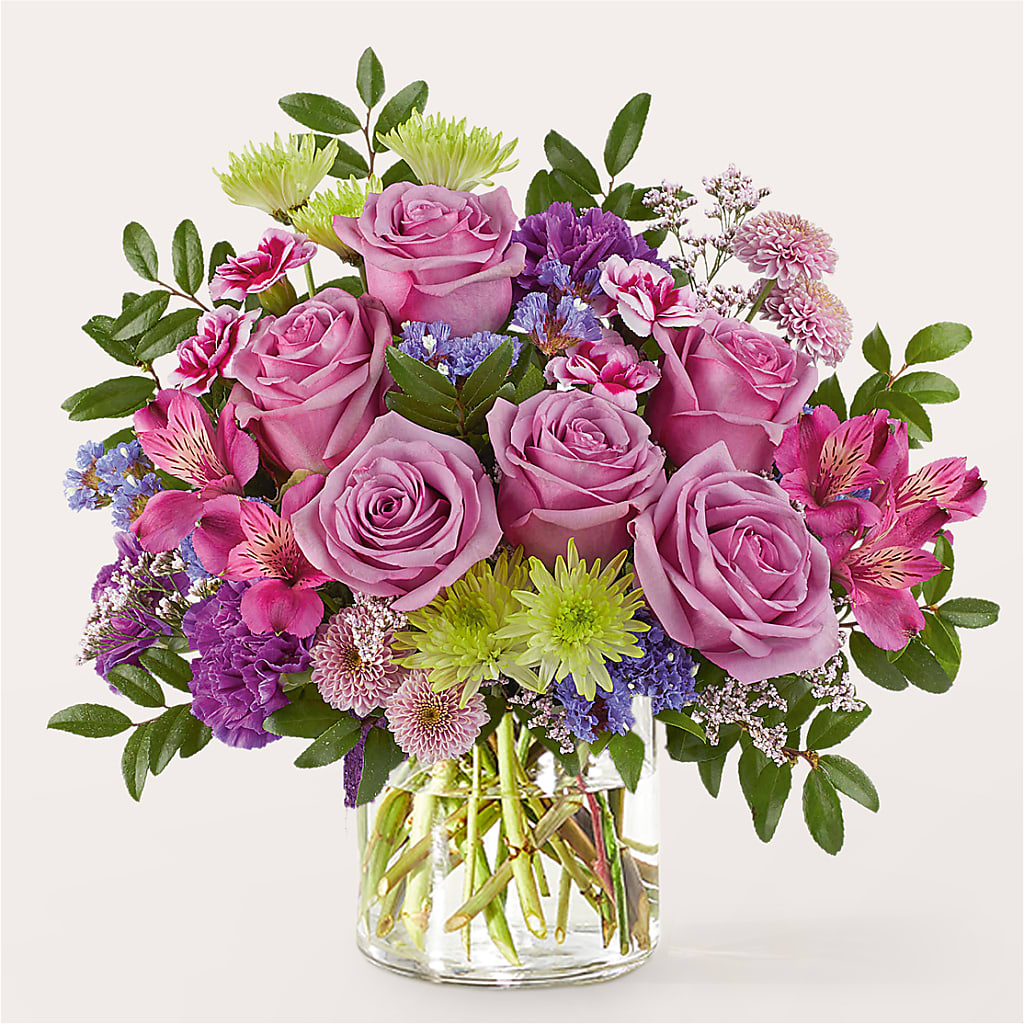 Glass Half Full Bouquet – Ashland Floral Gardens Llc, Ashland OH