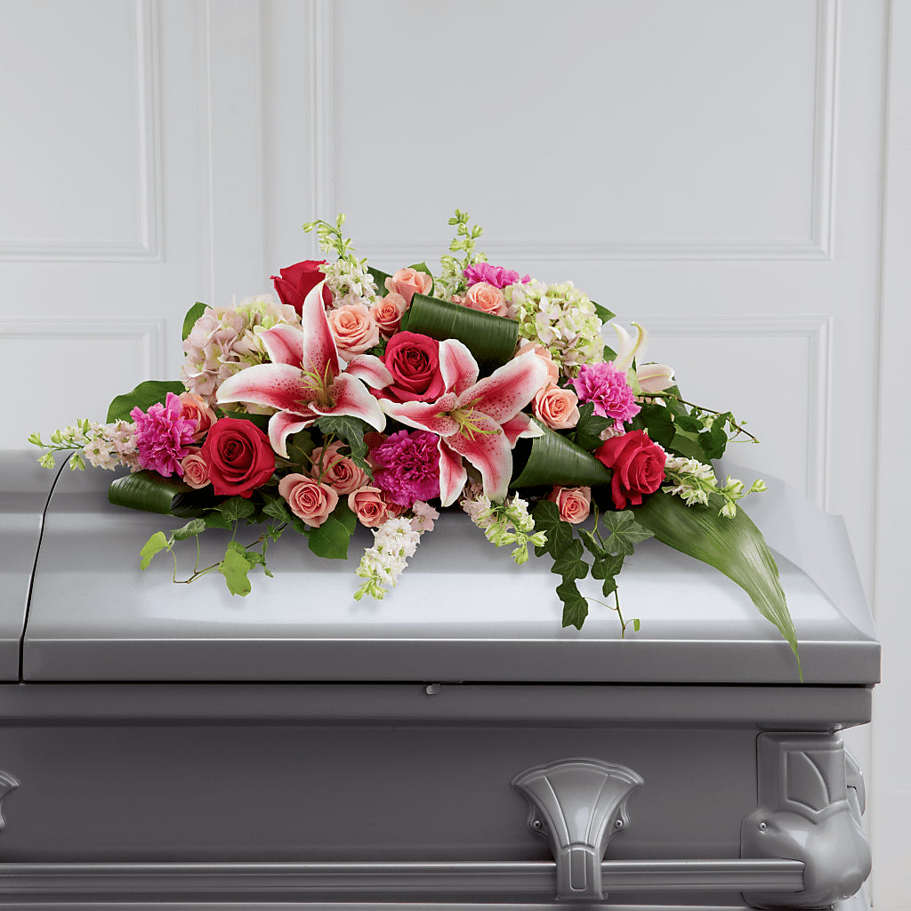 Splendid Grace Casket Spray – Ashland Floral Gardens Llc, Ashland OH