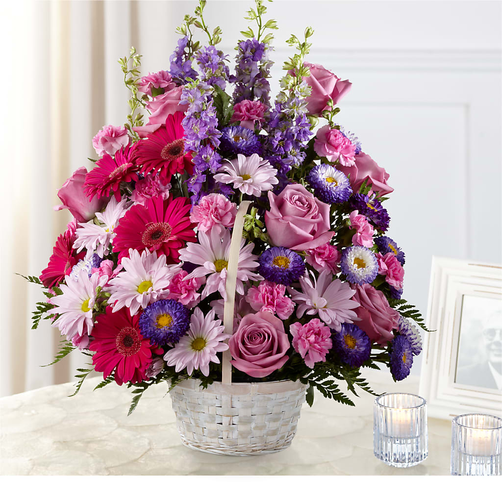 Pastel Peace Basket – Ashland Floral Gardens Llc, Ashland OH