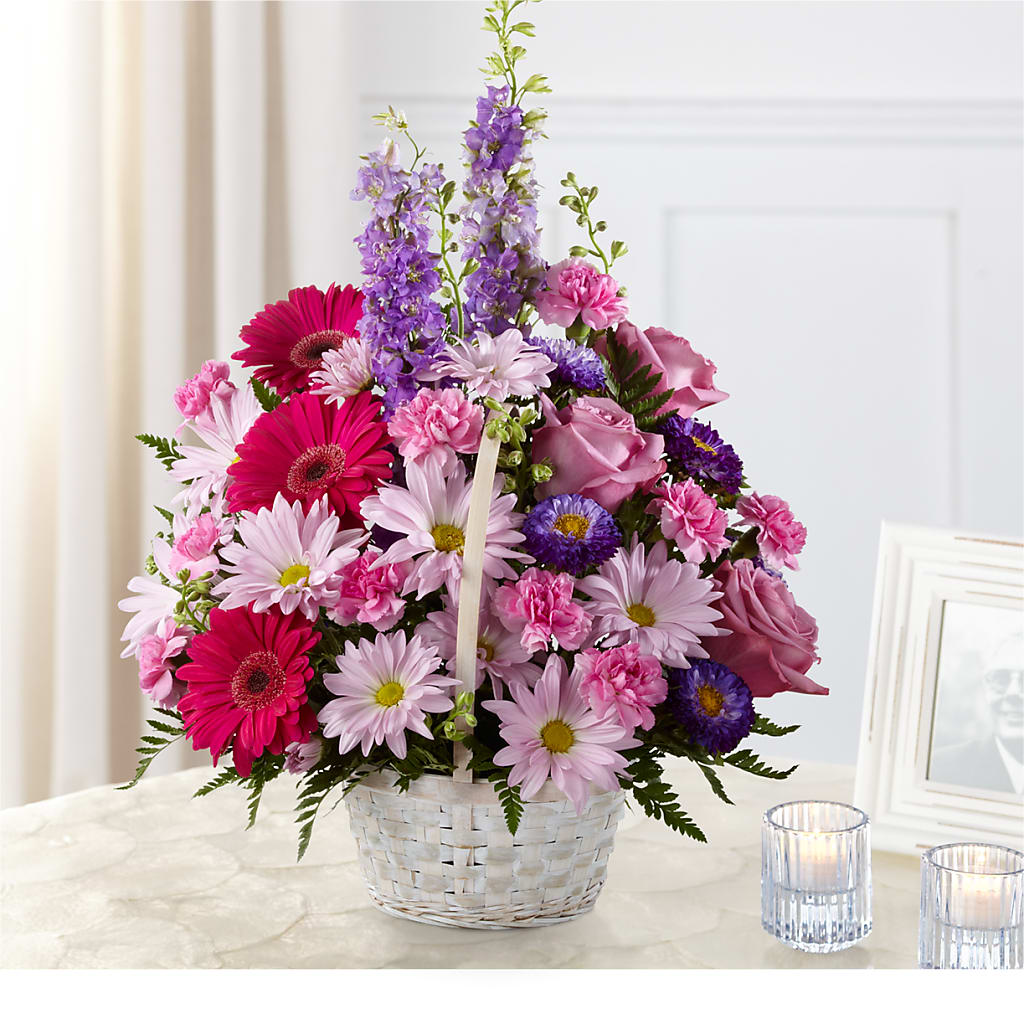 Pastel Peace Basket – Ashland Floral Gardens Llc, Ashland OH
