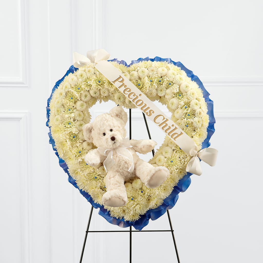 Precious Child Standing Heart – Ashland Floral Gardens Llc, Ashland OH