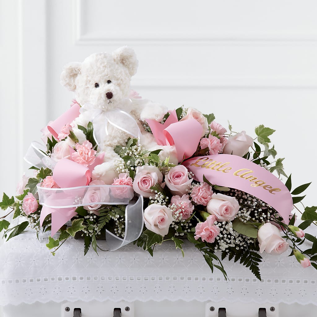 Touch of Sympathy Casket Spray – Ashland Floral Gardens Llc, Ashland OH