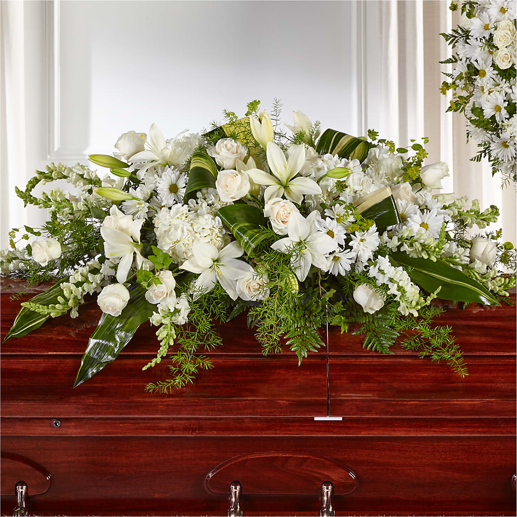 Abundance Casket Spray – Ashland Floral Gardens Llc, Ashland OH