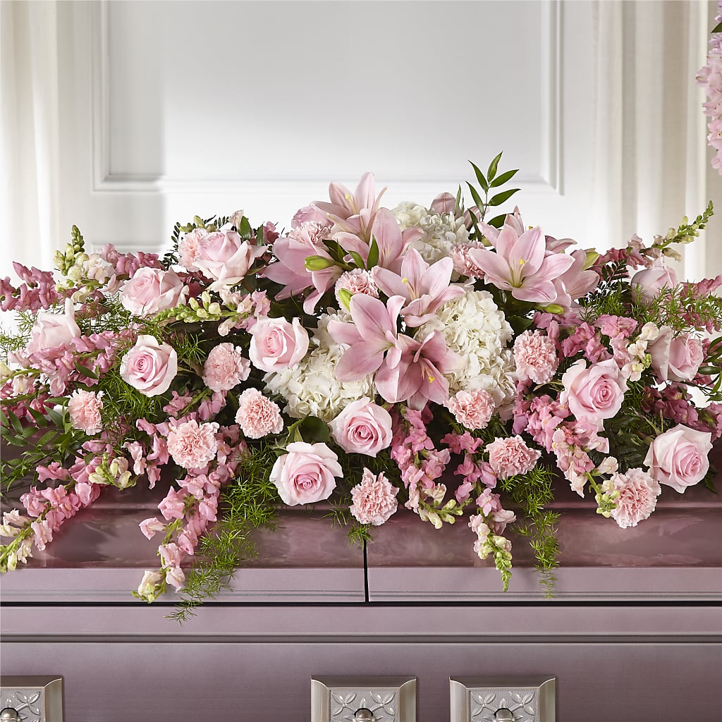 Life & Remembrance Casket Spray – Ashland Floral Gardens Llc, Ashland OH