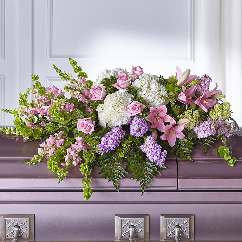 Life's Gratitude Casket Spray – Ashland Floral Gardens Llc, Ashland OH