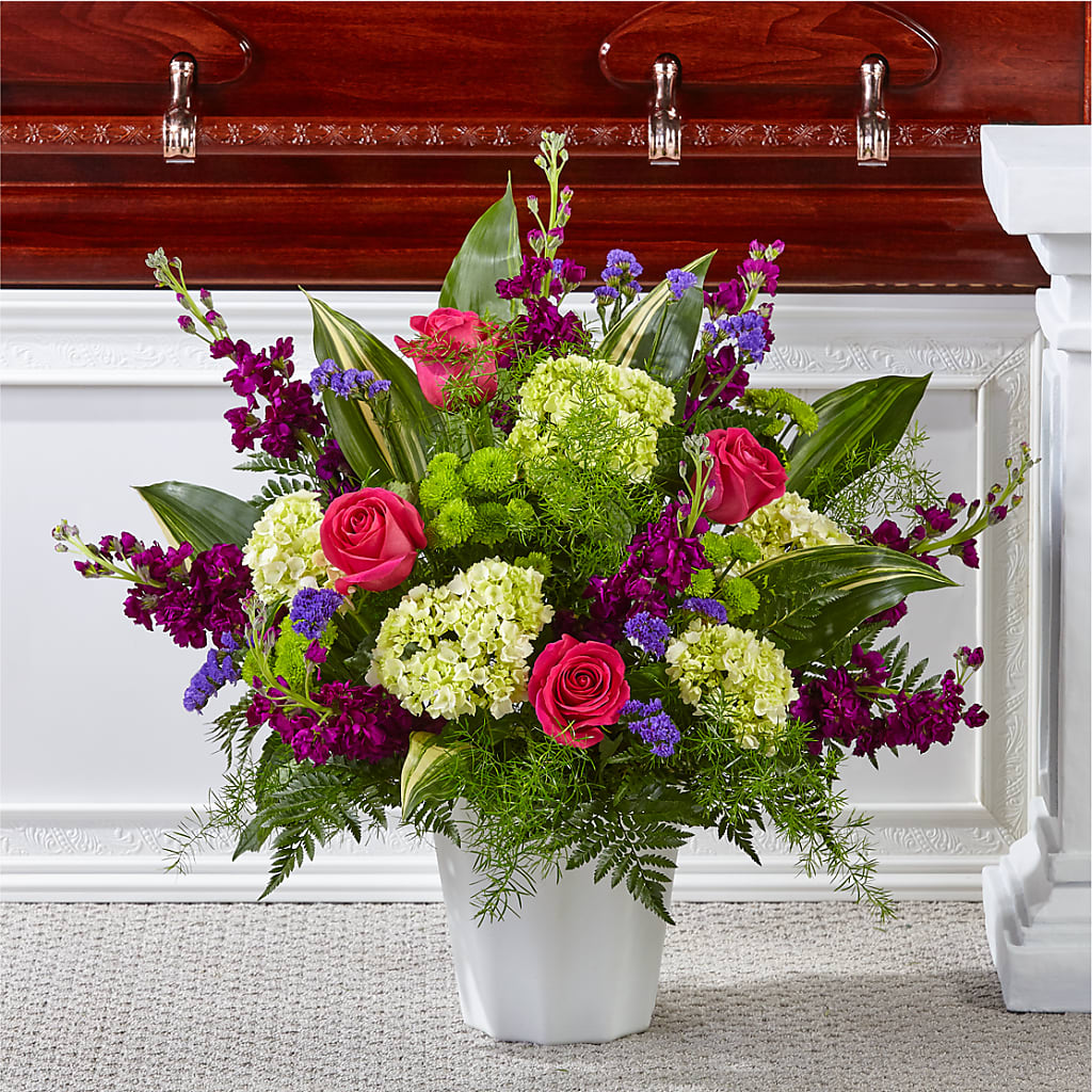 Beautiful Horizons Floor Basket – Ashland Floral Gardens Llc, Ashland OH