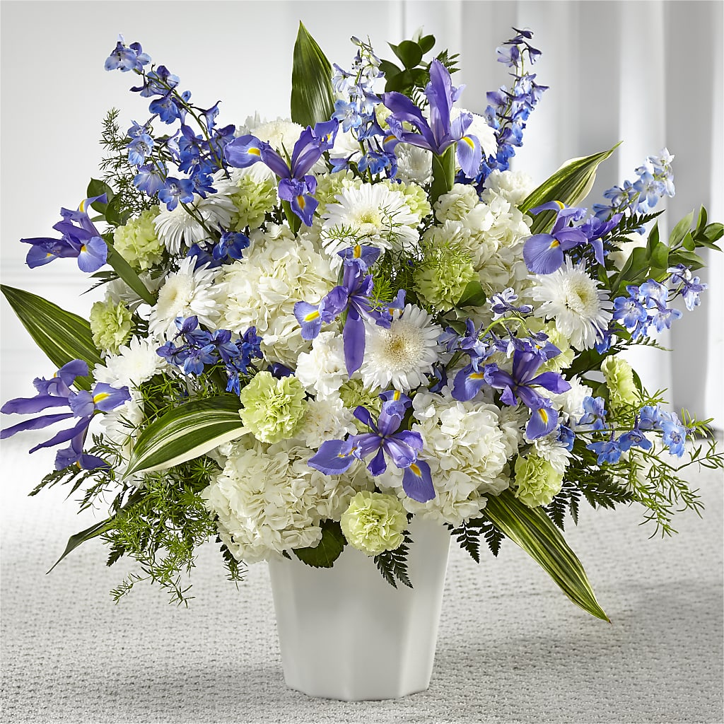 Soft Serenity Floor Basket – Ashland Floral Gardens Llc, Ashland OH