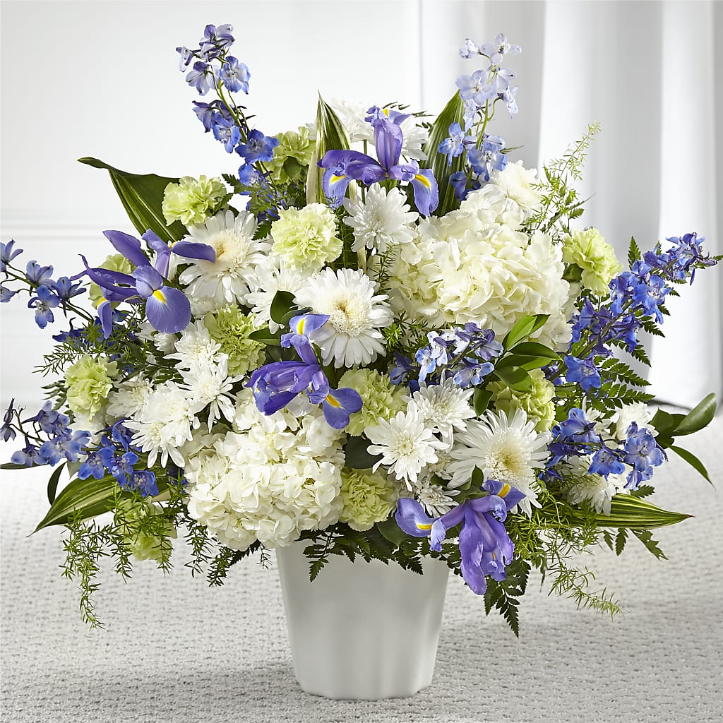 Soft Serenity Floor Basket – Ashland Floral Gardens Llc, Ashland OH