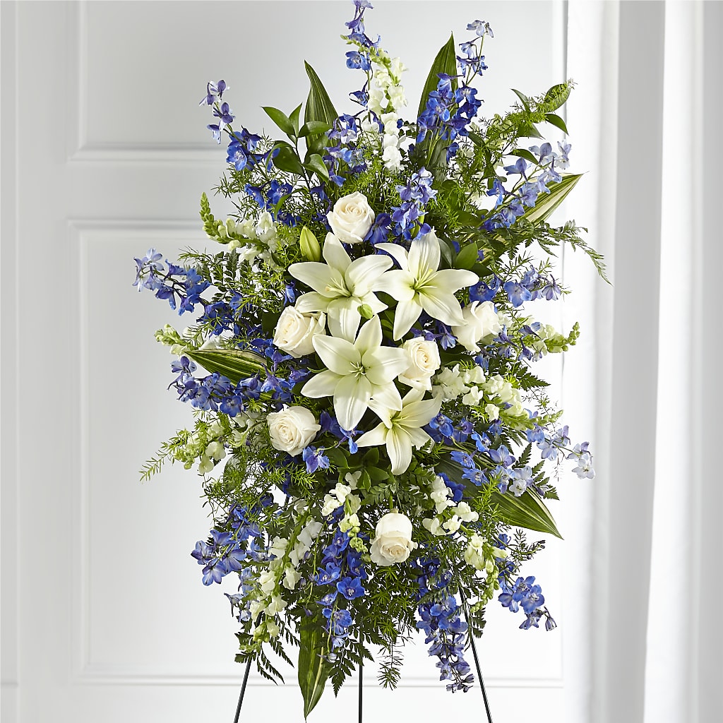 Faithful Friend Standing Spray – Ashland Floral Gardens Llc, Ashland OH