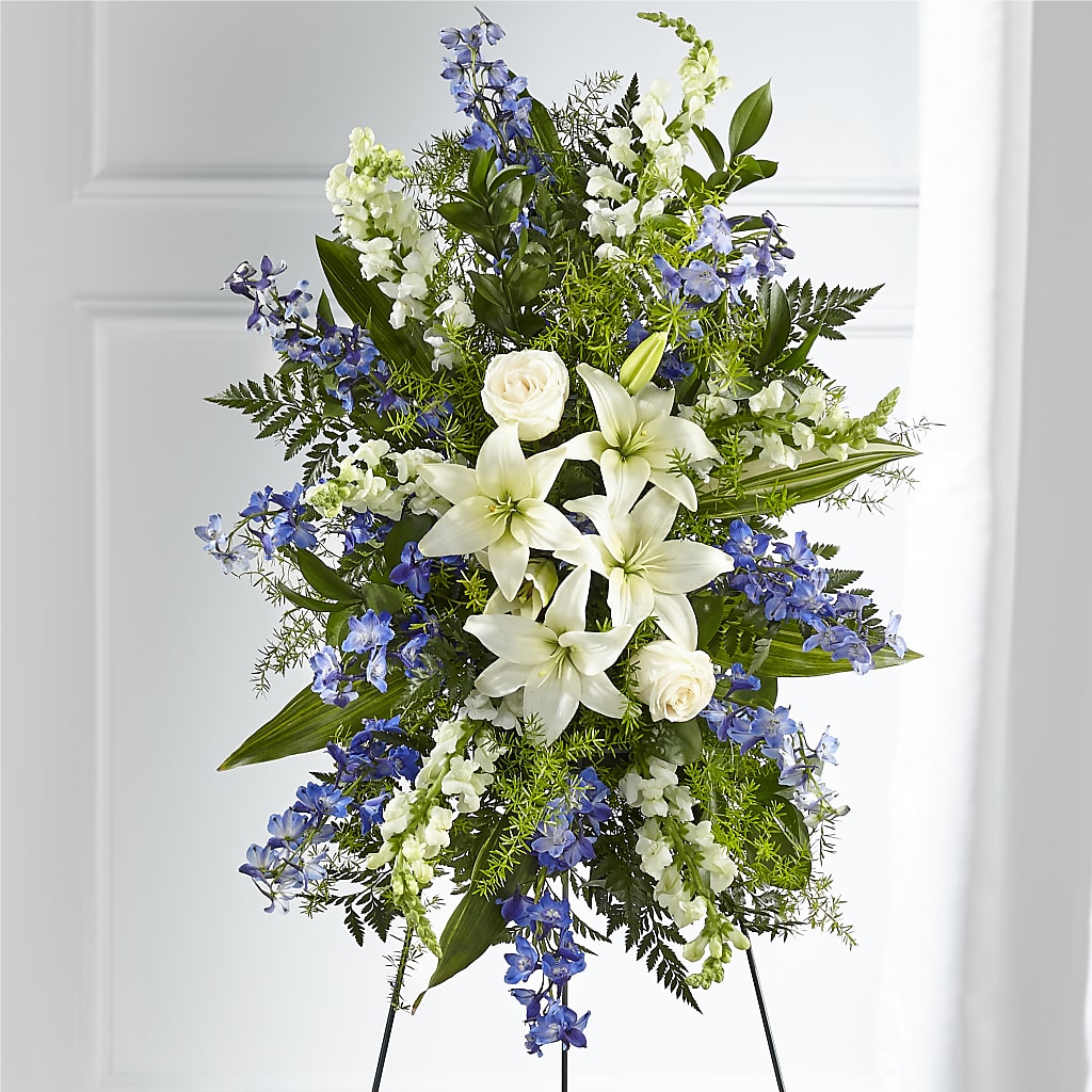 Faithful Friend Standing Spray – Ashland Floral Gardens Llc, Ashland OH