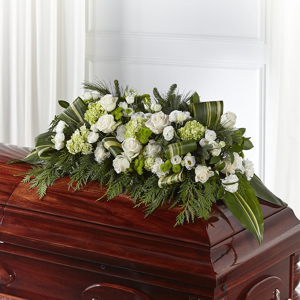 Hopeful Gesture Casket Spray – Ashland Floral Gardens Llc, Ashland OH