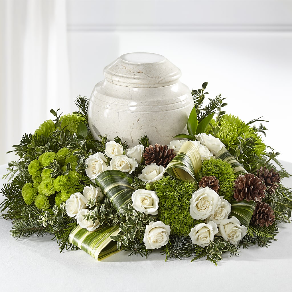 Precious Evergreen Cremation Adornment – Ashland Floral Gardens Llc, Ashland OH