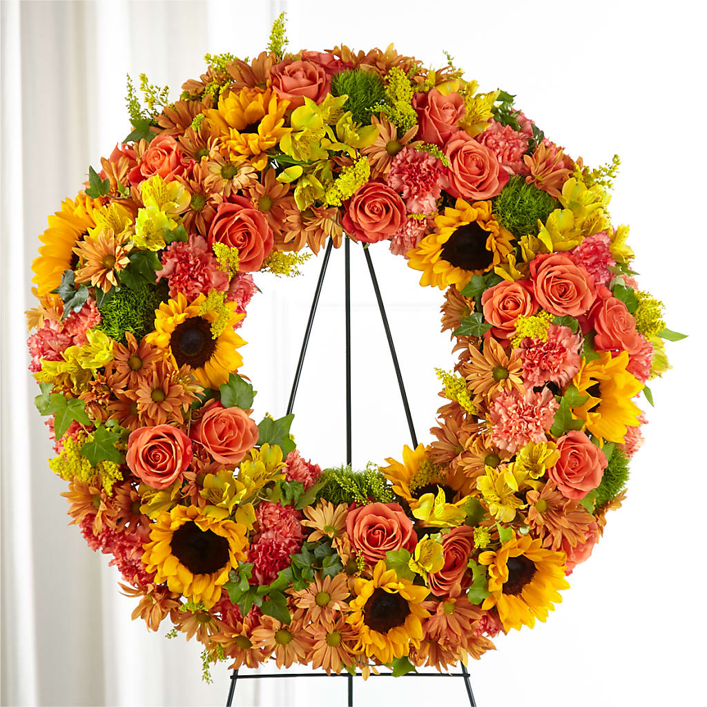 Autumnal Memories Wreath (Standard) – Ashland Floral Gardens Llc, Ashland OH