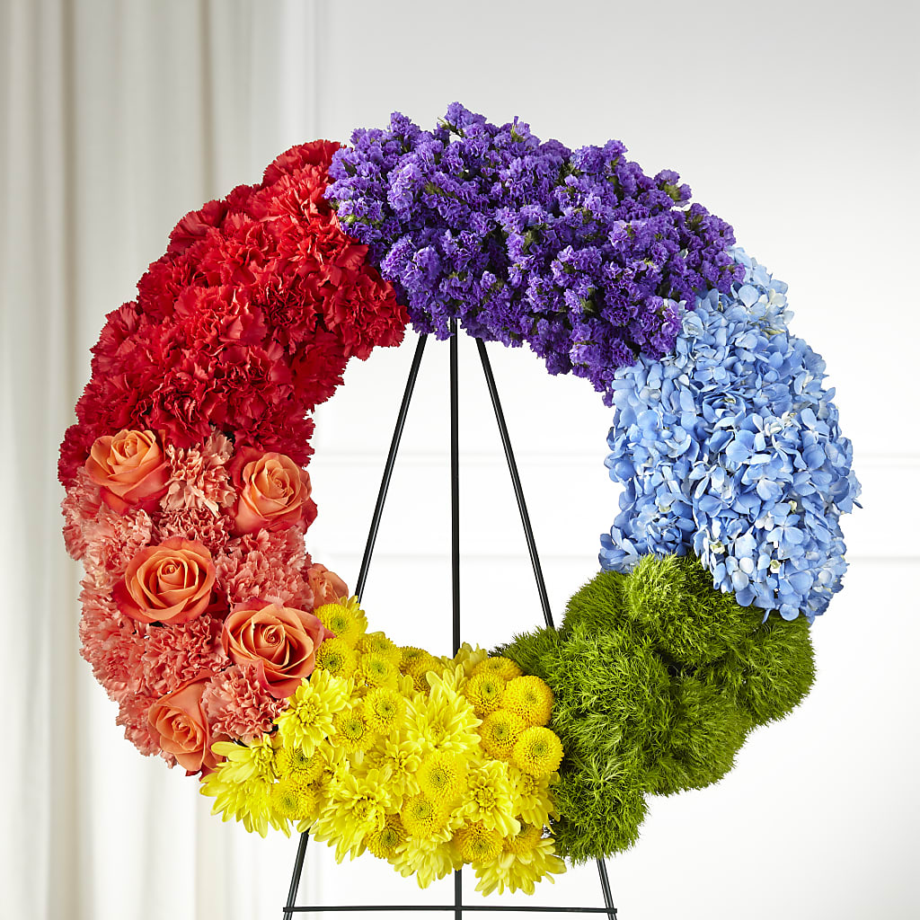 Circle of Love Wreath – Ashland Floral Gardens Llc, Ashland OH