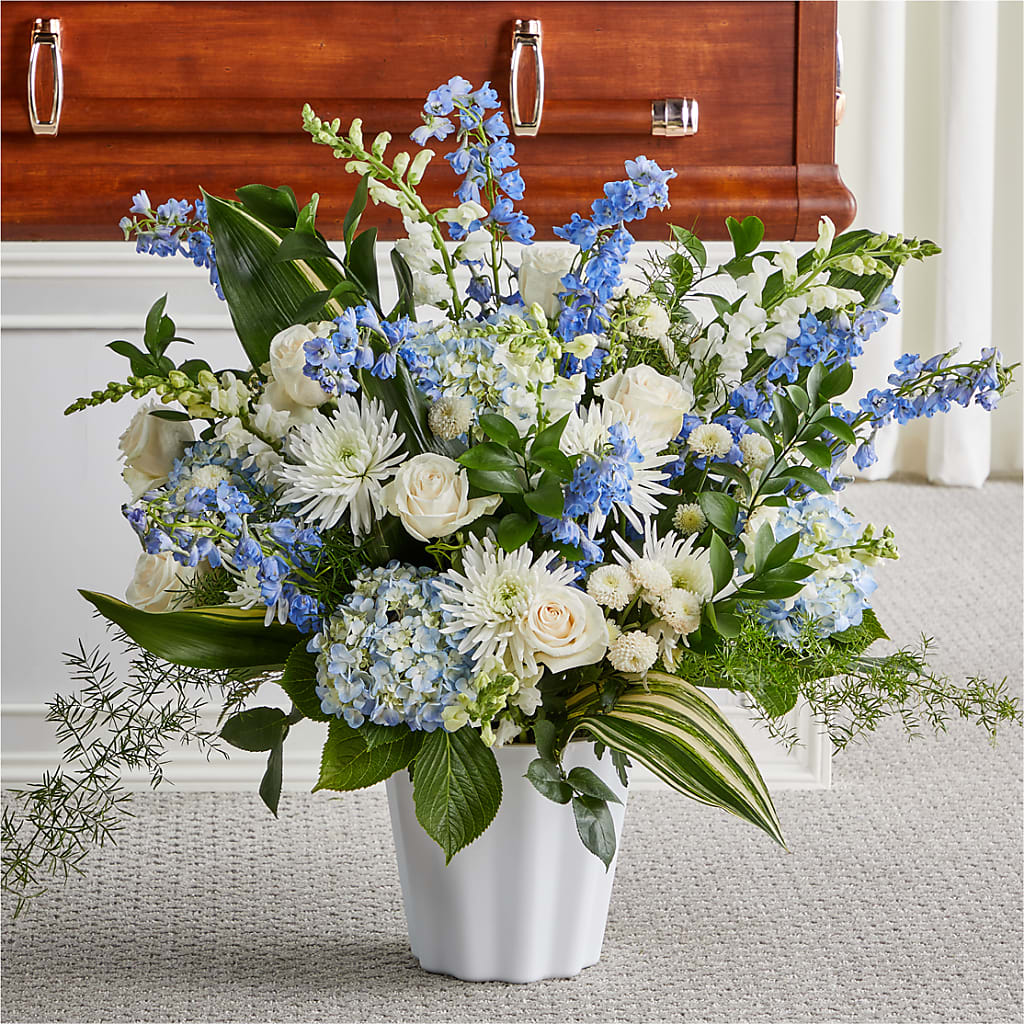 Everlasting Memories Floor Basket – Ashland Floral Gardens Llc, Ashland OH
