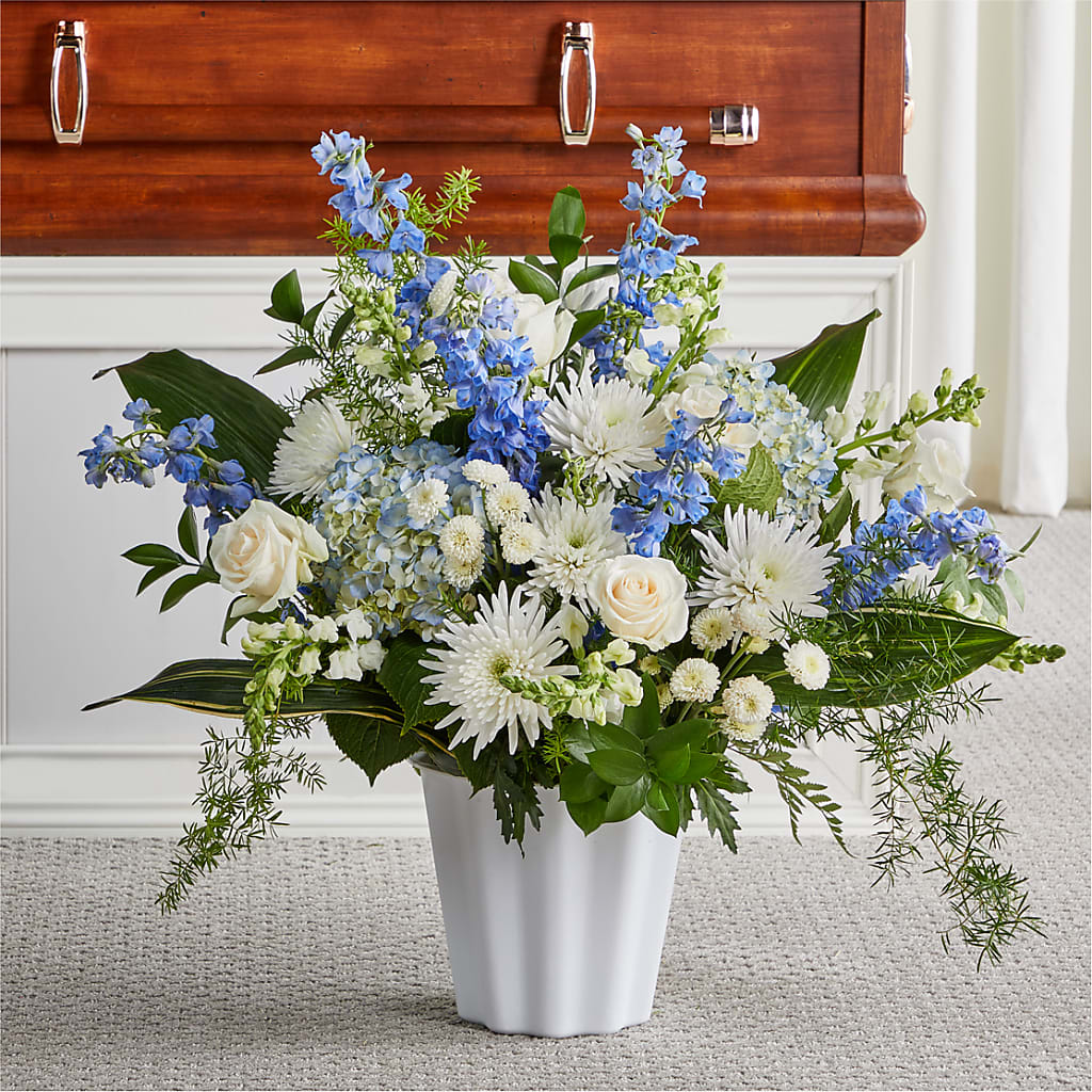 Everlasting Memories Floor Basket – Ashland Floral Gardens Llc, Ashland OH