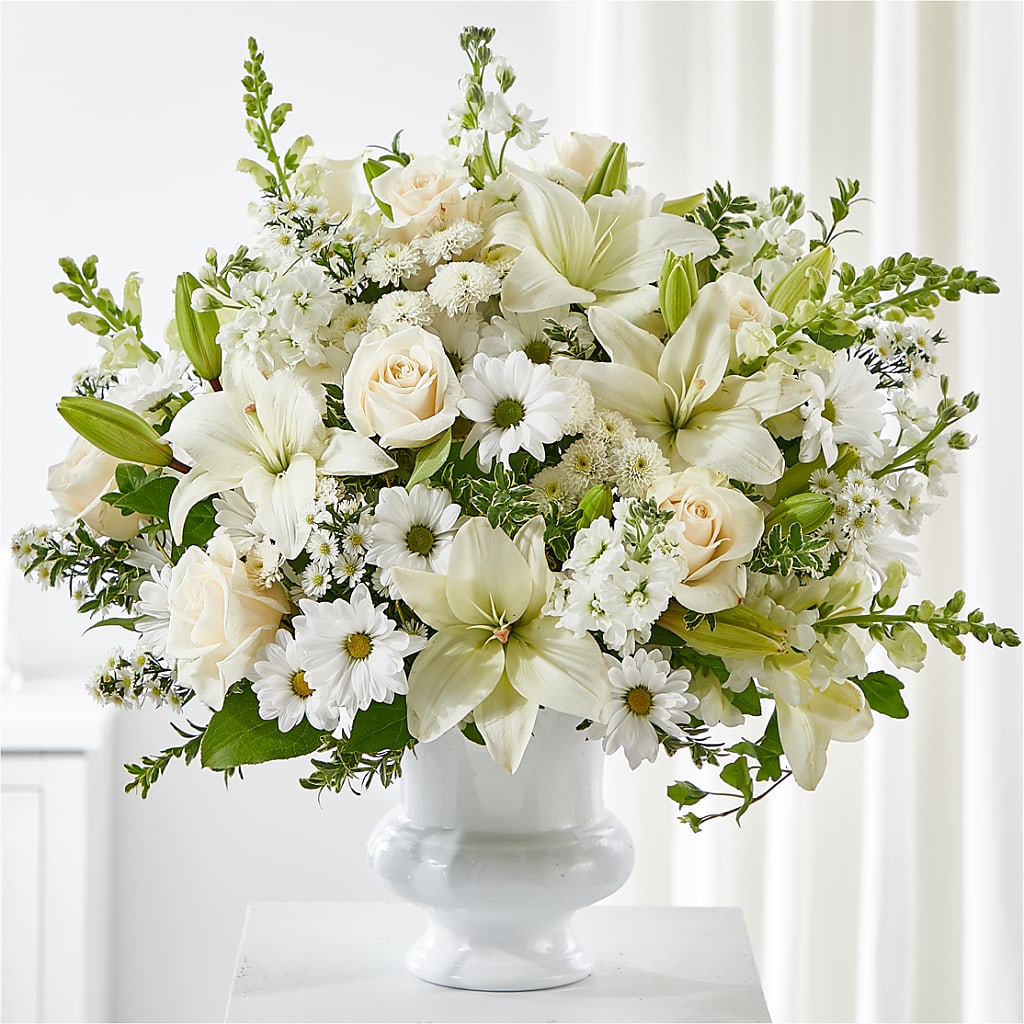 Uplifting Urn Arrangement – Ashland Floral Gardens Llc, Ashland OH