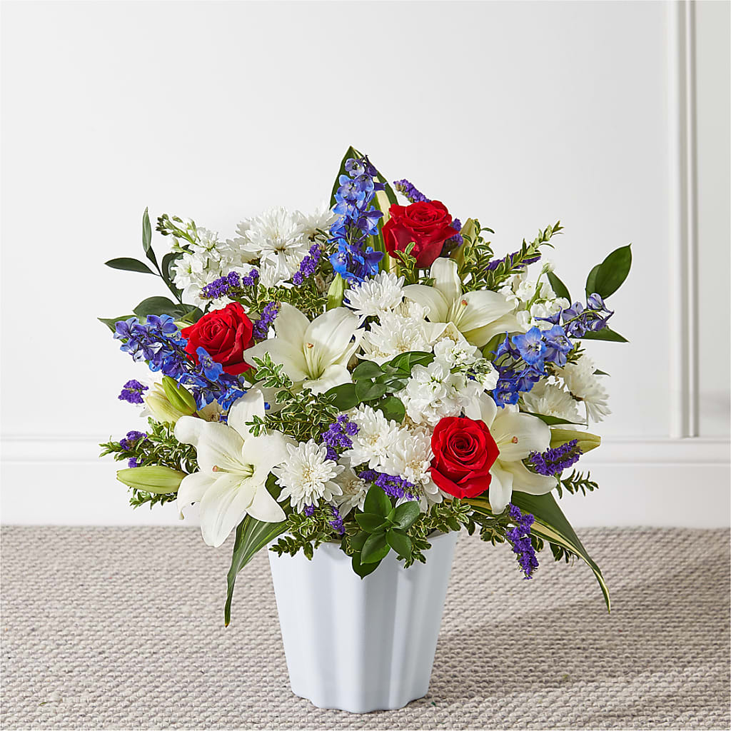 Consoled Floor Basket – Ashland Floral Gardens Llc, Ashland OH