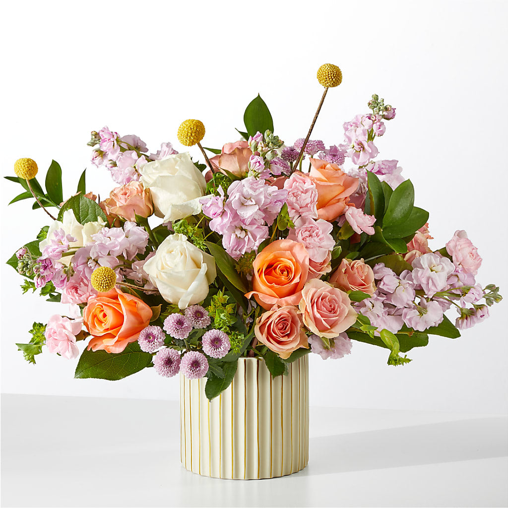 French Market Bouquet with Ivory Vase – Ashland Floral Gardens Llc, Ashland OH