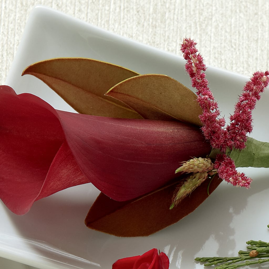 Red Calla Boutonniere – Ashland Floral Gardens Llc, Ashland OH
