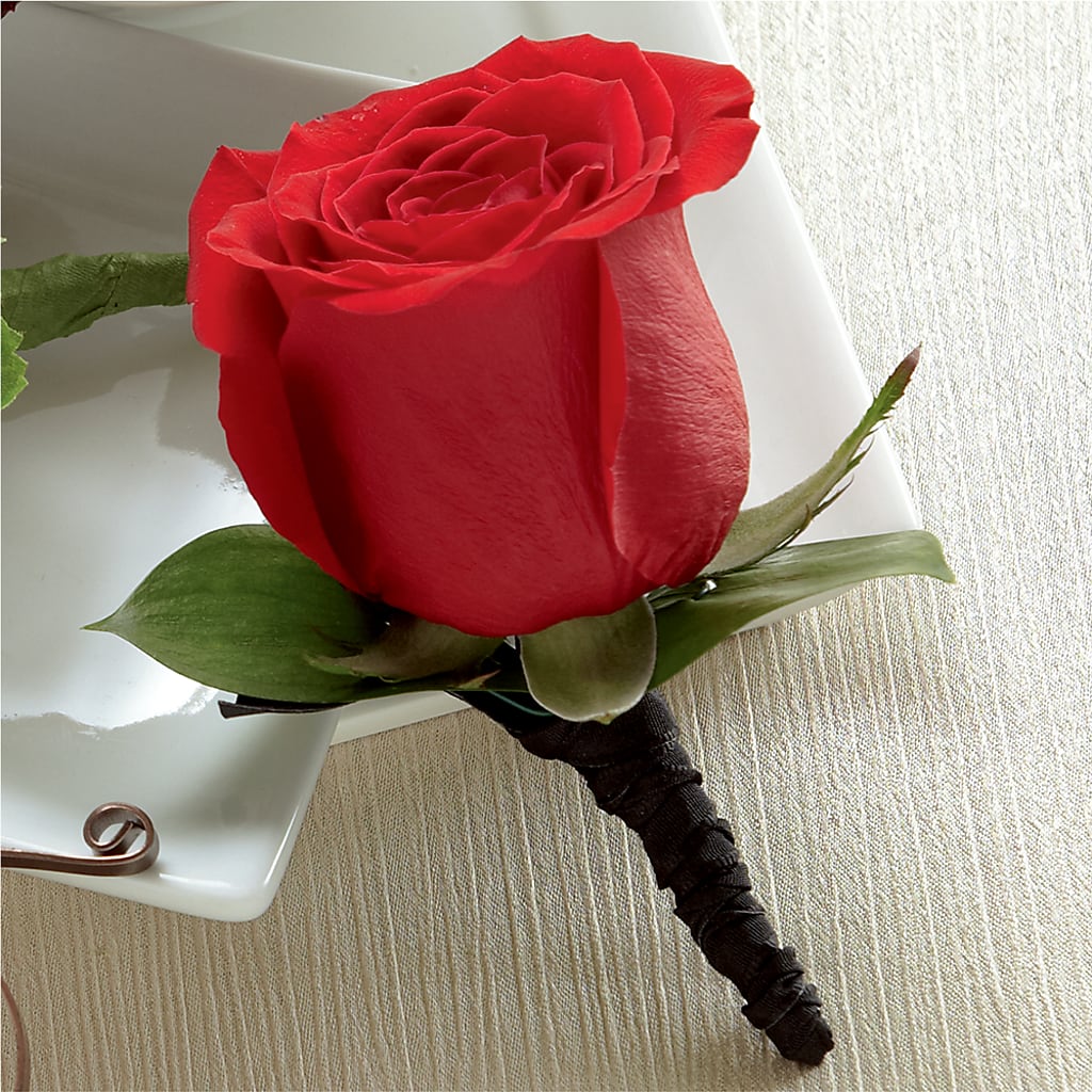 Red Rose Boutonniere – Ashland Floral Gardens Llc, Ashland OH
