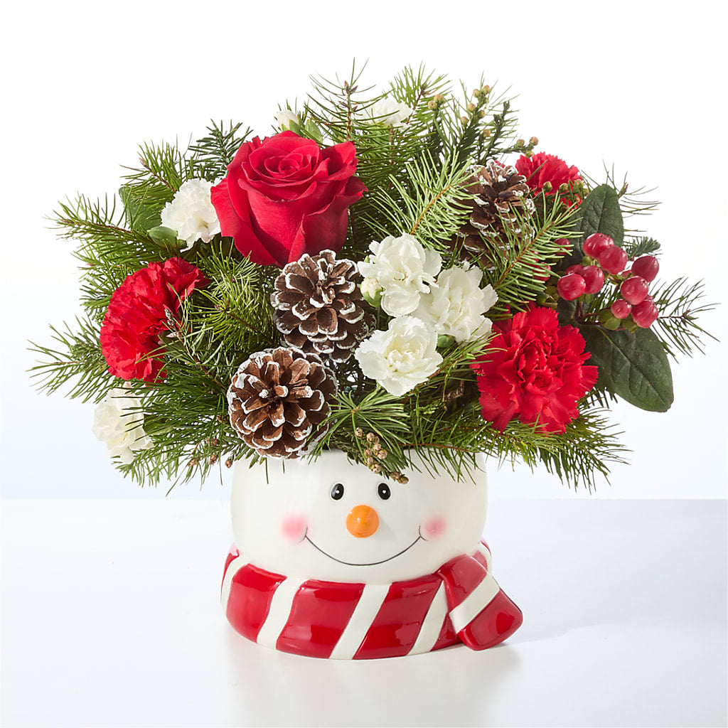 Jolly Snowman Bouquet –  Ashland Floral Gardens Llc, Ashland OH