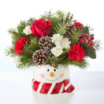 Jolly Snowman Bouquet –  Ashland Floral Gardens Llc, Ashland OH