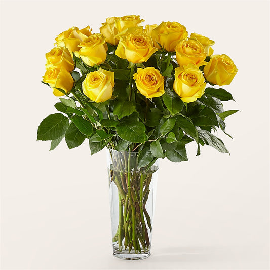 Long Stem Yellow Rose Bouquet –  Ashland Floral Gardens Llc, Ashland OH