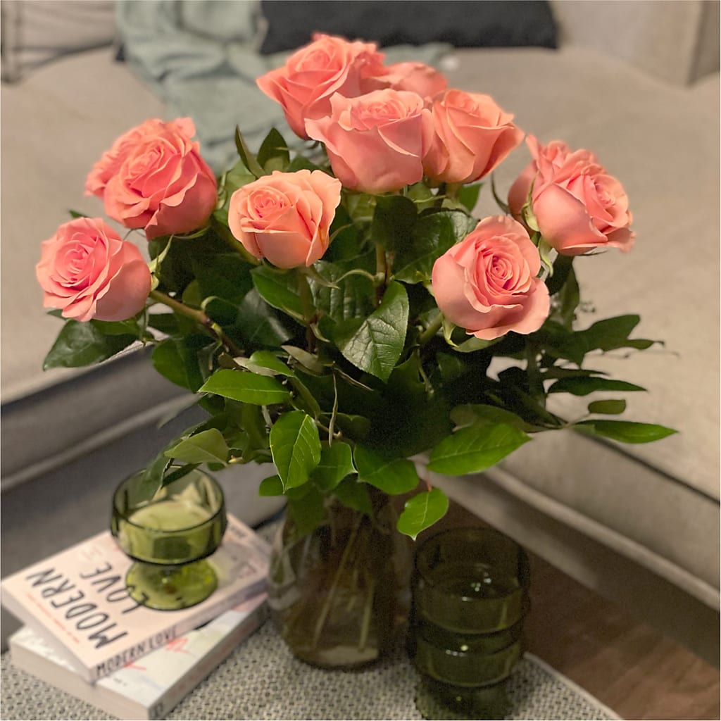 Long Stem Pink Rose Bouquet –  Ashland Floral Gardens Llc, Ashland OH