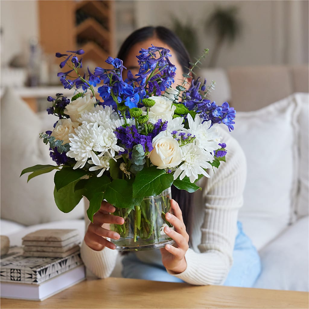 Cerulean Waves Bouquet –  Ashland Floral Gardens Llc, Ashland OH
