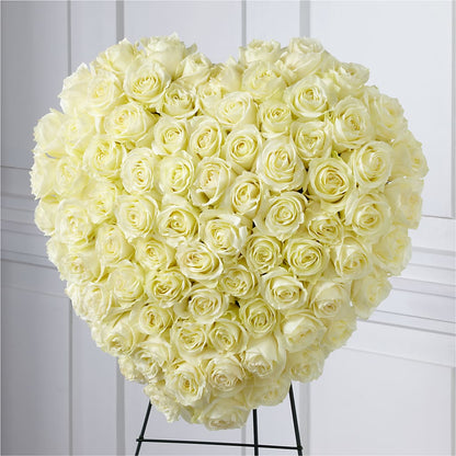 Elegant Remembrance Standing Heart –  Ashland Floral Gardens Llc, Ashland OH