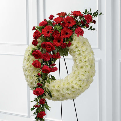 Graceful Tribute Wreath –  Ashland Floral Gardens Llc, Ashland OH