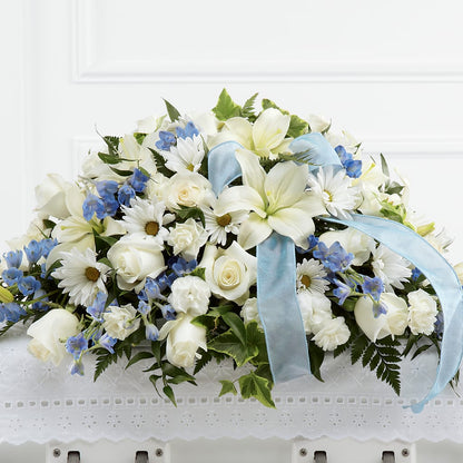 Tender Treasure Casket Spray –  Ashland Floral Gardens Llc, Ashland OH