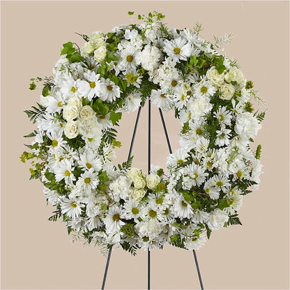 Faithful Wishes Wreath –  Ashland Floral Gardens Llc, Ashland OH