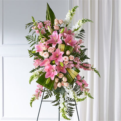 Elegant Embrace Standing Spray –  Ashland Floral Gardens Llc, Ashland OH