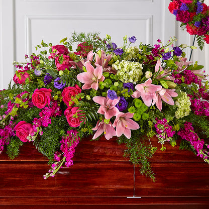 Radiant Tribute Casket Spray –  Ashland Floral Gardens Llc, Ashland OH