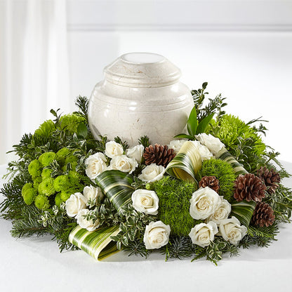 Precious Evergreen Cremation Adornment –  Ashland Floral Gardens Llc, Ashland OH