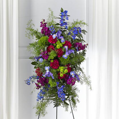 Heavenly Skies Standing Spray –  Ashland Floral Gardens Llc, Ashland OH