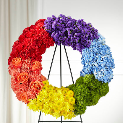 Circle of Love Wreath –  Ashland Floral Gardens Llc, Ashland OH