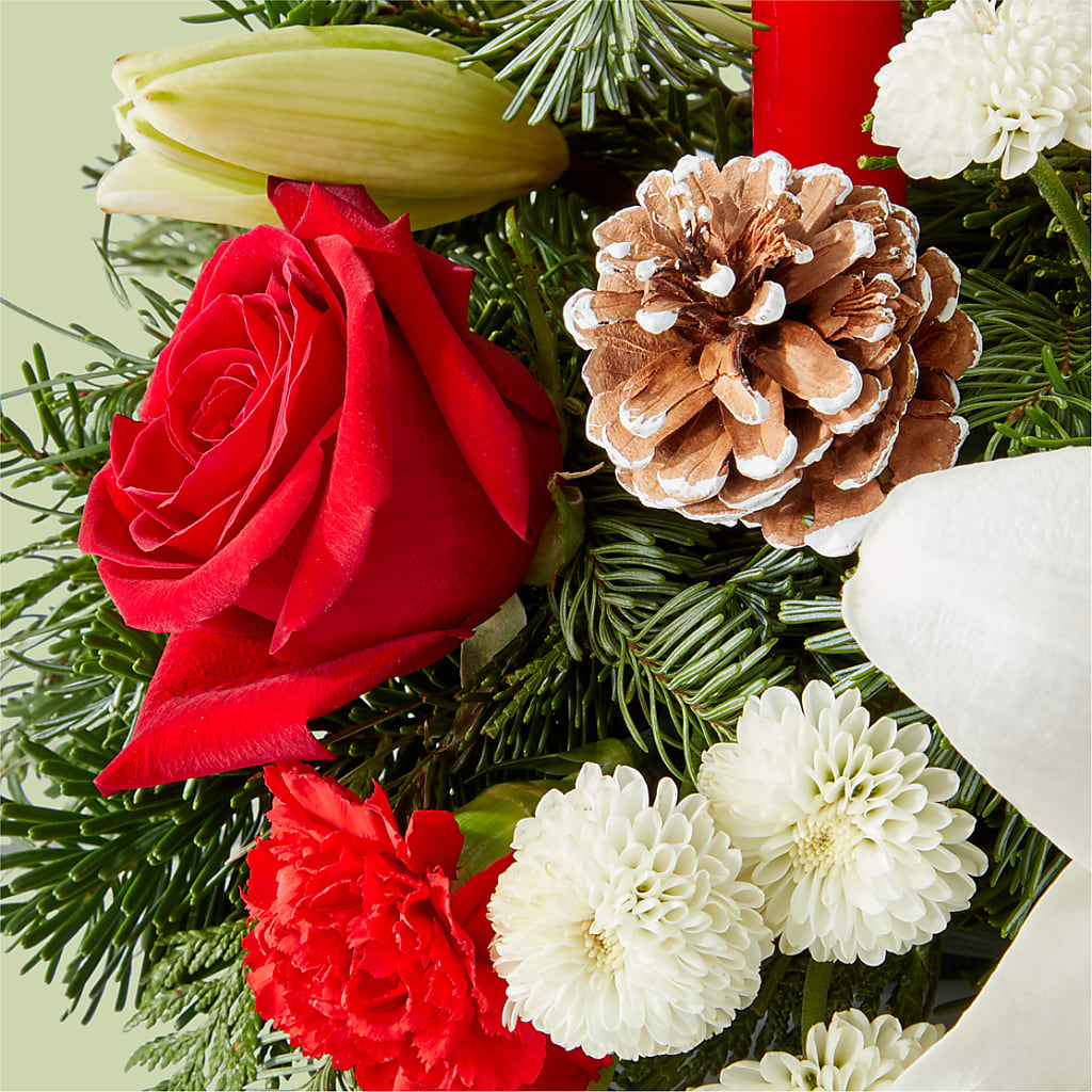 Seasonal Festivities Centerpiece –  Ashland Floral Gardens Llc, Ashland OH
