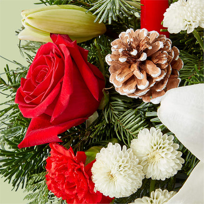 Seasonal Festivities Centerpiece –  Ashland Floral Gardens Llc, Ashland OH
