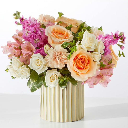 Paradise Bouquet with Ivory Vase –  Ashland Floral Gardens Llc, Ashland OH