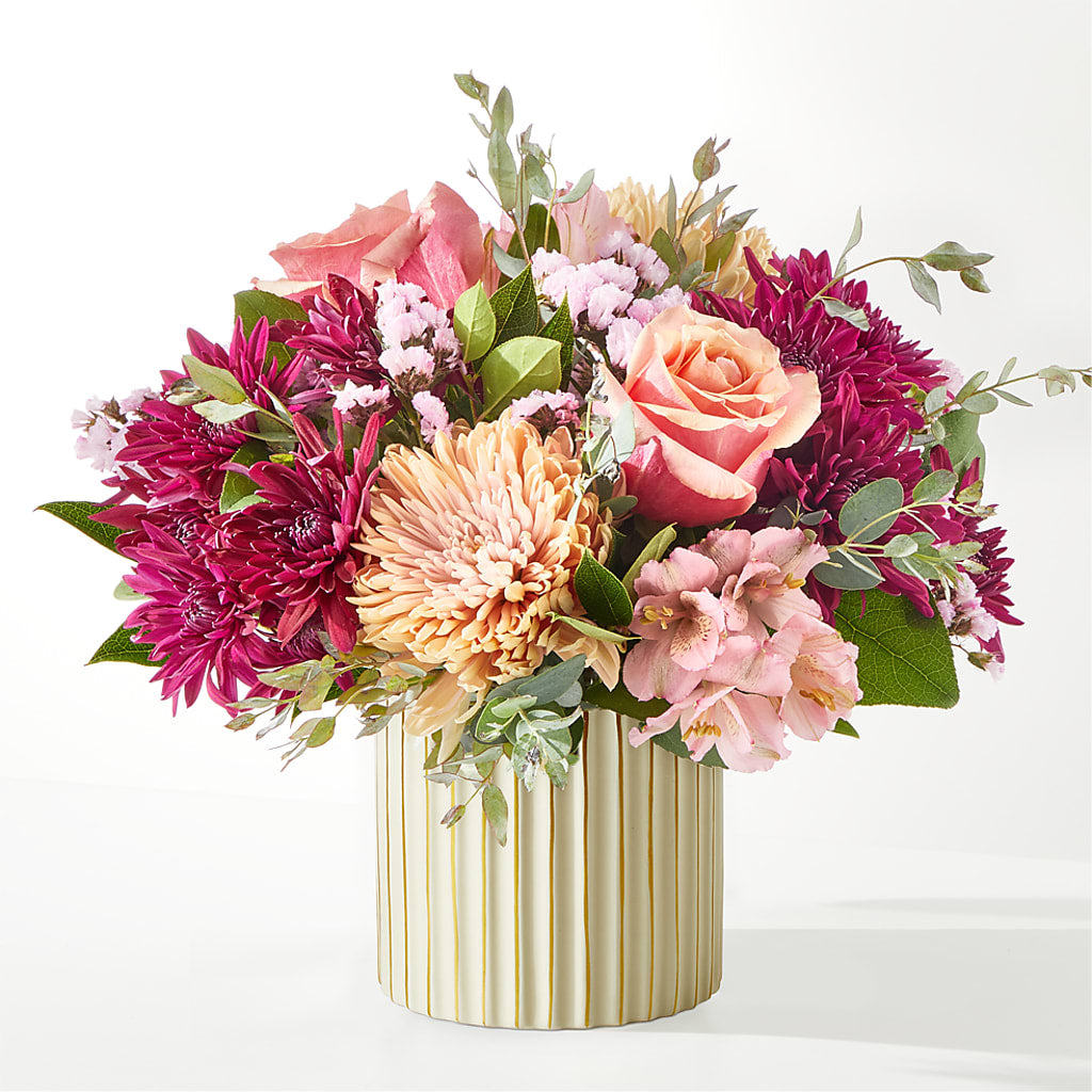 Berry Cobbler Bouquet with Ivory Vase –  Ashland Floral Gardens Llc, Ashland OH