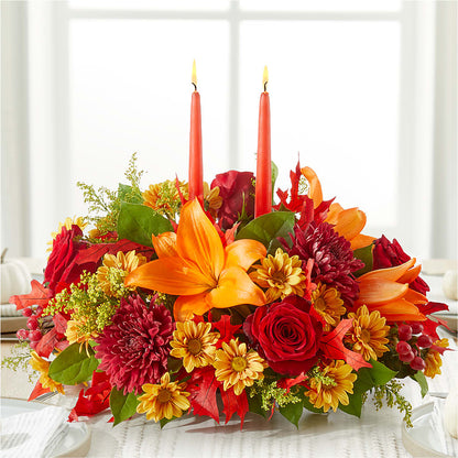 Autumn's Embrace Centerpiece –  Ashland Floral Gardens Llc, Ashland OH